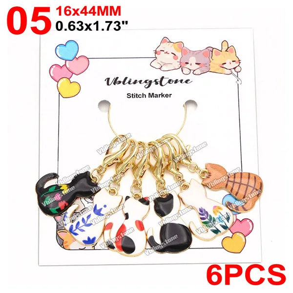 Cat Knitting Stitch Markers