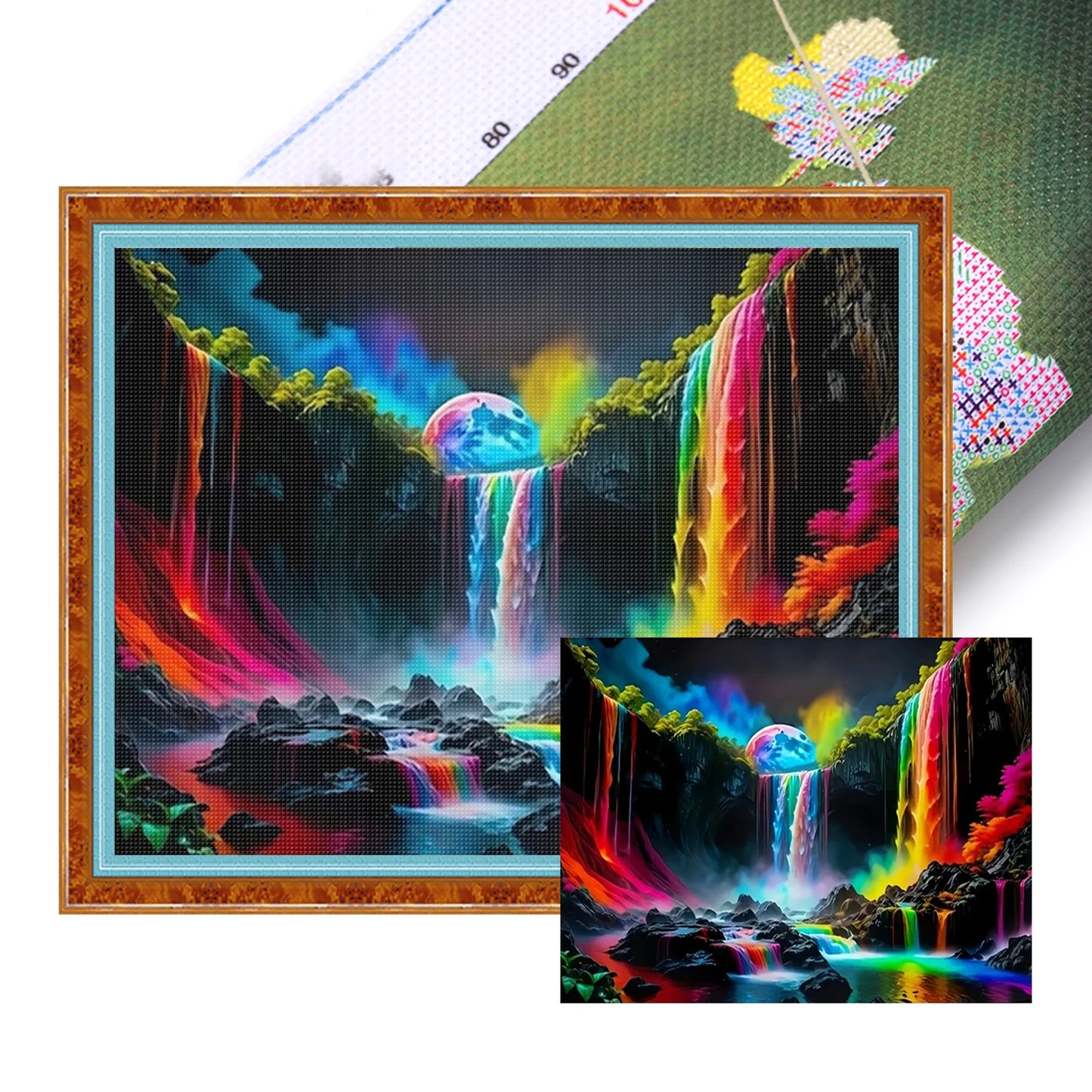 Still Life Full 11CT DIY Stamped Needlework Embroidery Kit 15.75x19.69inch