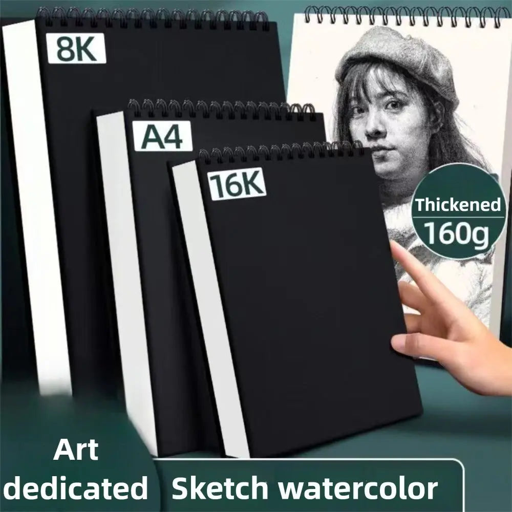 Professional 30 Sheets 8K 16K Coil Sketchbook Spiral Bound A4 A5 A6