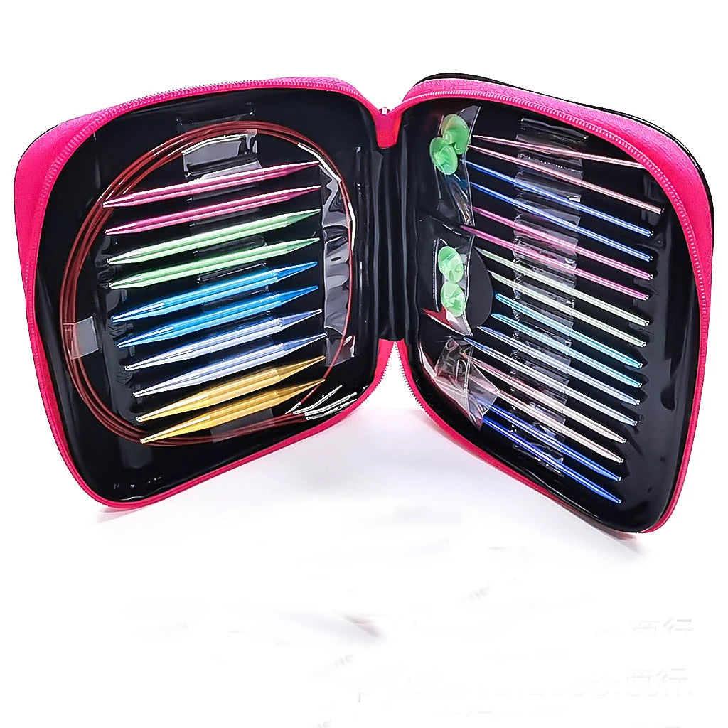 Aluminum Circular Knitting Needles Set