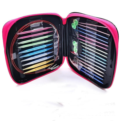 Aluminum Circular Knitting Needles Set