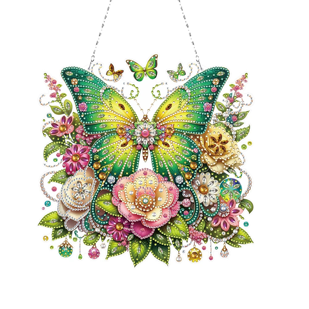 Easter Egg Basket Rhinestone Diamond Art Pendants