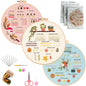 3/4pcs Embroidery Starter Kit for Diy Crafter