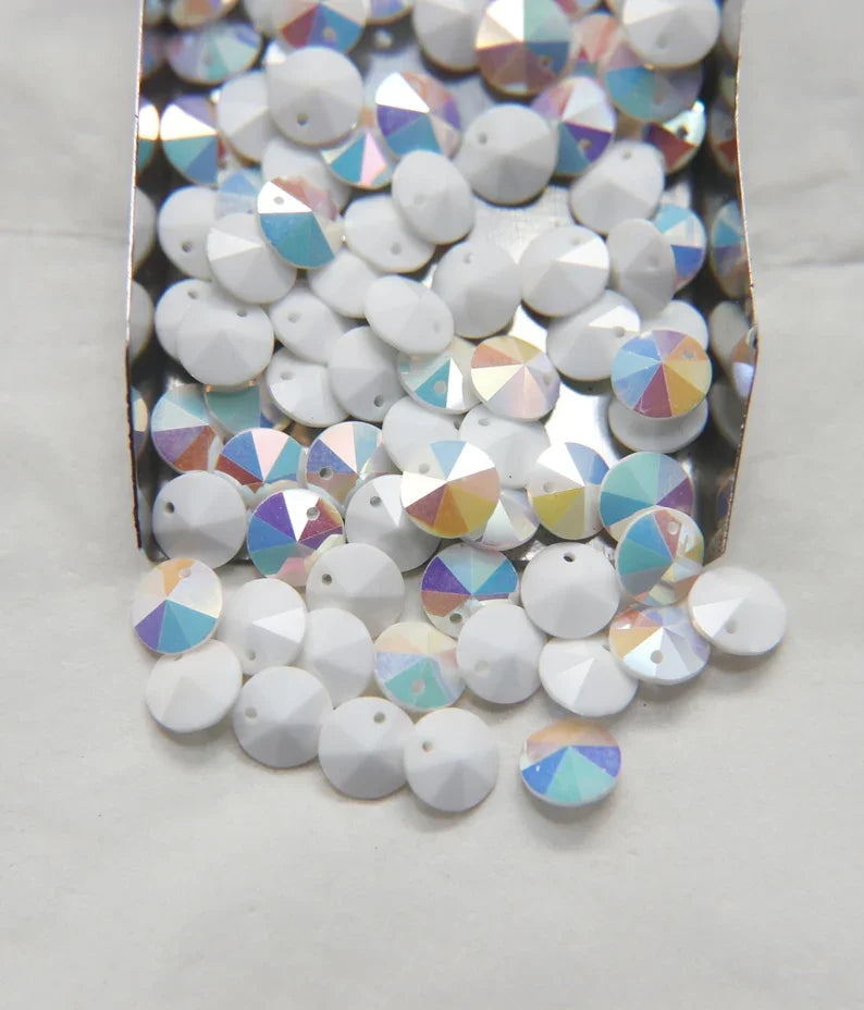8mm SWAROVSKI 6200 Rivoli Crystal Pendant Beads (17 Colors)