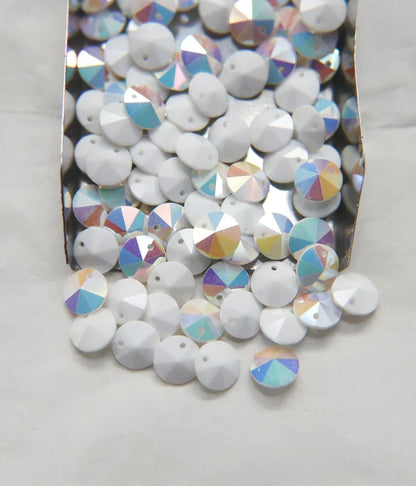 8mm SWAROVSKI 6200 Rivoli Crystal Pendant Beads (17 Colors)