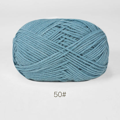 A1-a 50g/Set Soft Milk Cotton Yarn for Crochet Threads for Knitting