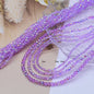 New 2 3 4mm Dyeing Rondelle Crystal Glass Beads