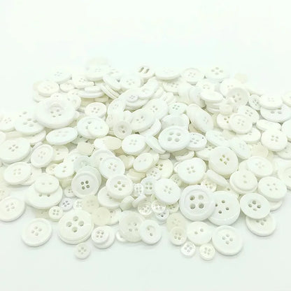 50Gram  Mix size wooden buttons