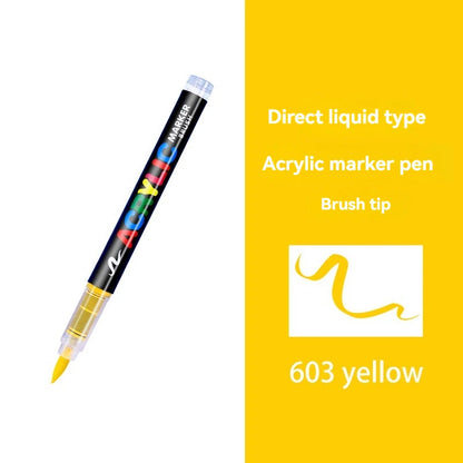 16 Colors Straight liquid Acrylic Paint Pen