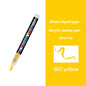 16 Colors Straight liquid Acrylic Paint Pen
