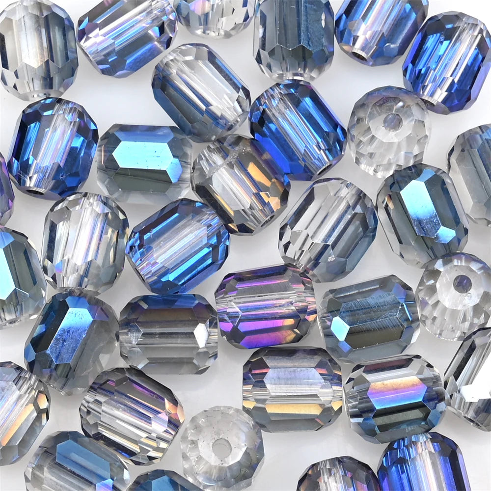 9mm Austria Crystal Beads Faceted Round Barrel Loose Spacer Beads