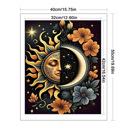 Still Life Full 11CT DIY Stamped Needlework Embroidery Kit 15.75x19.69inch