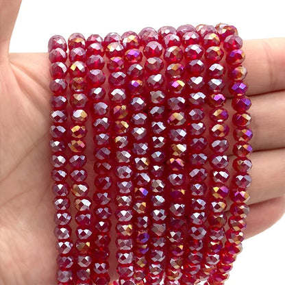 2 3 4 6 8mm Austria Faceted Crystal Beads Rondelle