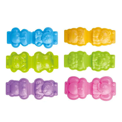 Cartoon 3D Animal Play Dough Molds