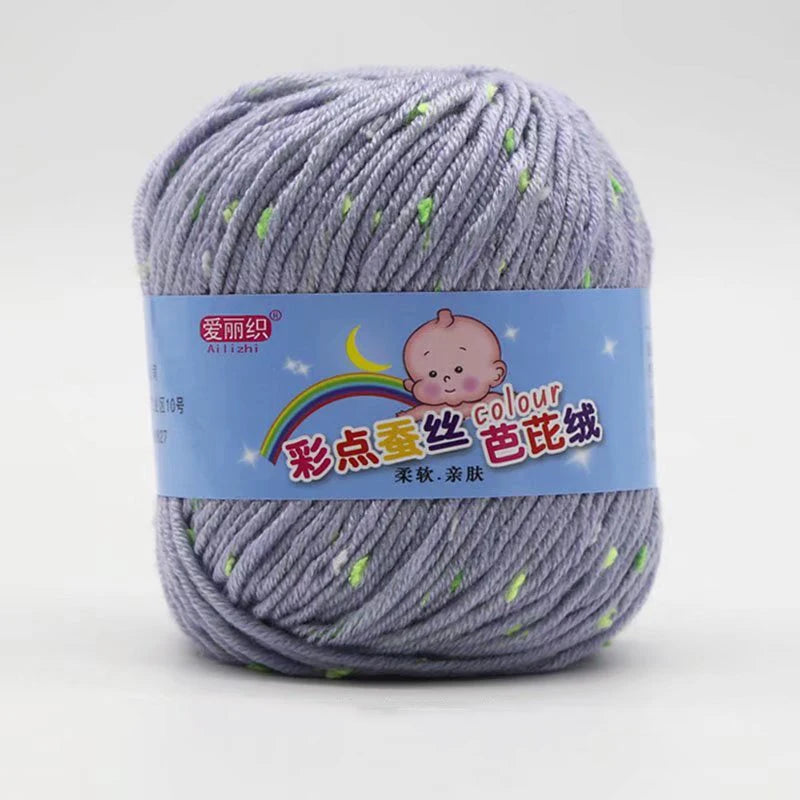 High Quality Wool Thread Eco-dyed Needlework Baby Cotton Cashmere Yarn