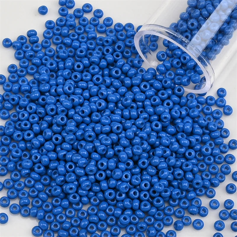 12Grams/Tube 2mm Metallic Seed Beads Japanese Round Glass Seedbeads 1200pcs