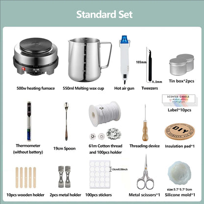 DIY Scented Candle Making Materials Tool Set