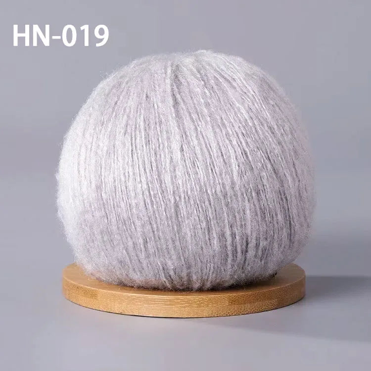 1pcs 50g Mohair Silk Wool Yarn 15% Wool 15% Mohair 40% Acrylic 30%