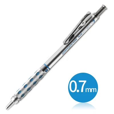Pentel Drawing Mechanical pencils GraphGear 1000  Low Center of Gravity Telescopic Protective Tube