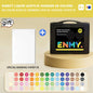 enmy Black box Direct Liquid acrylic markers with paper 24-80 colors