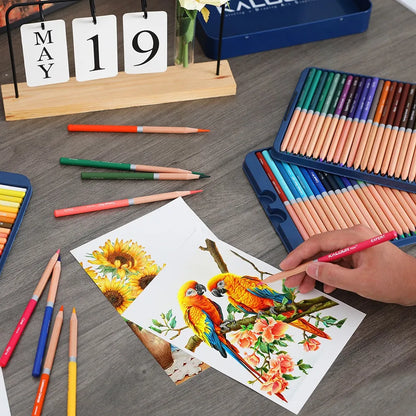 KALOUR Colored Pencil 72pcs/Set Art Stationery Rich Colors