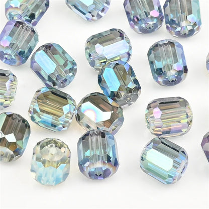 9mm Austria Crystal Beads Faceted Round Barrel Loose Spacer Beads