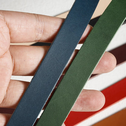 Genuine Leather Strips for Strap DIY Belts and Bags Premium Veg Tan Leather