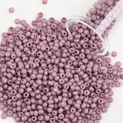 12Grams/Tube 2mm Metallic Seed Beads Japanese Round Glass Seedbeads 1200pcs