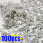 100pcs Tibetan Silver Mixed Pendant Animals Charms Beads