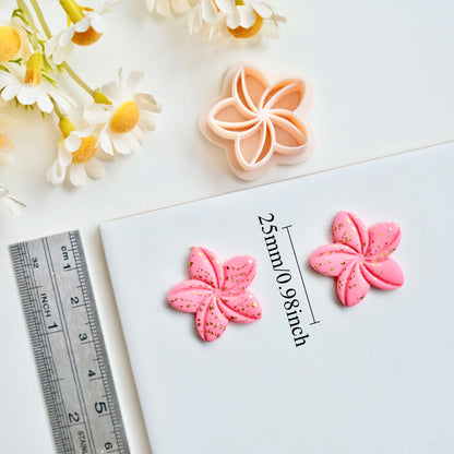 Flowers Polymer Clay Earring Cutters for Jewelry Pendant