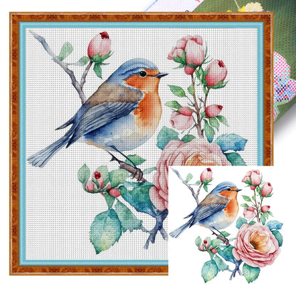 Full Embroidery Cross stitch Eco-cotton Thread 18CT Printed