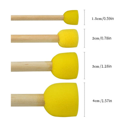20pcs Round Sponges Brush Set Stencil Sponge