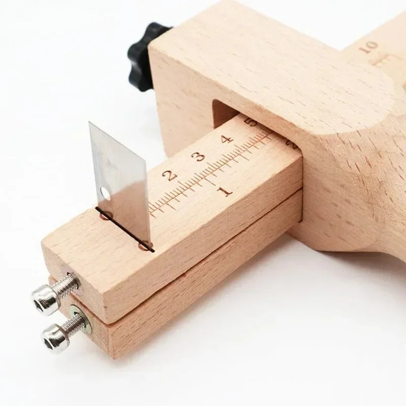 Wooden Leather Strap Cutter Adjustable Strip Belt Precise Cutting Tool