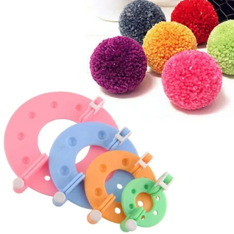 1Set 4 Sizes DIY Sewing Tools Pompon Set