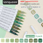 LANGUO 207/9 Colors Direct Liquid Acrylic Marker Soft Brush Paint Pen
