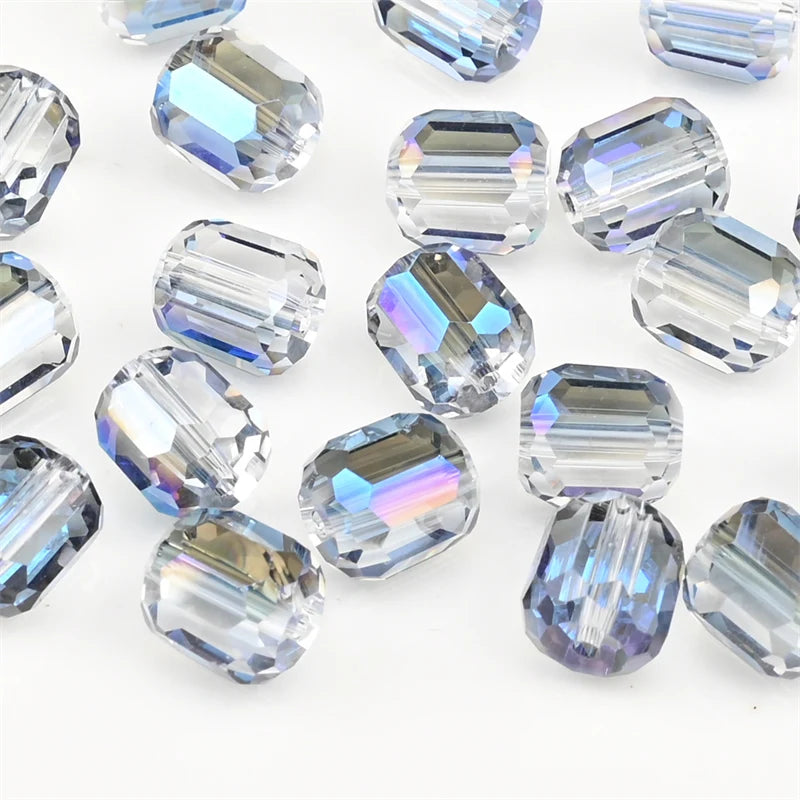9mm Austria Crystal Beads Faceted Round Barrel Loose Spacer Beads