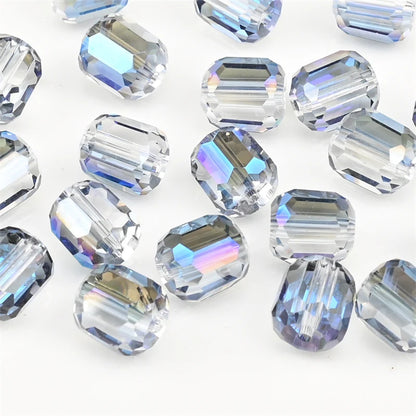 9mm Austria Crystal Beads Faceted Round Barrel Loose Spacer Beads
