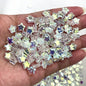 New 30pcs 8mm Five-pointed Star Matte Glass Beads Loose Spacer Beads