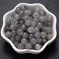 6-18mm Gradient Acrylic Beads Round Cat's Eye  Loose Spacer Beads