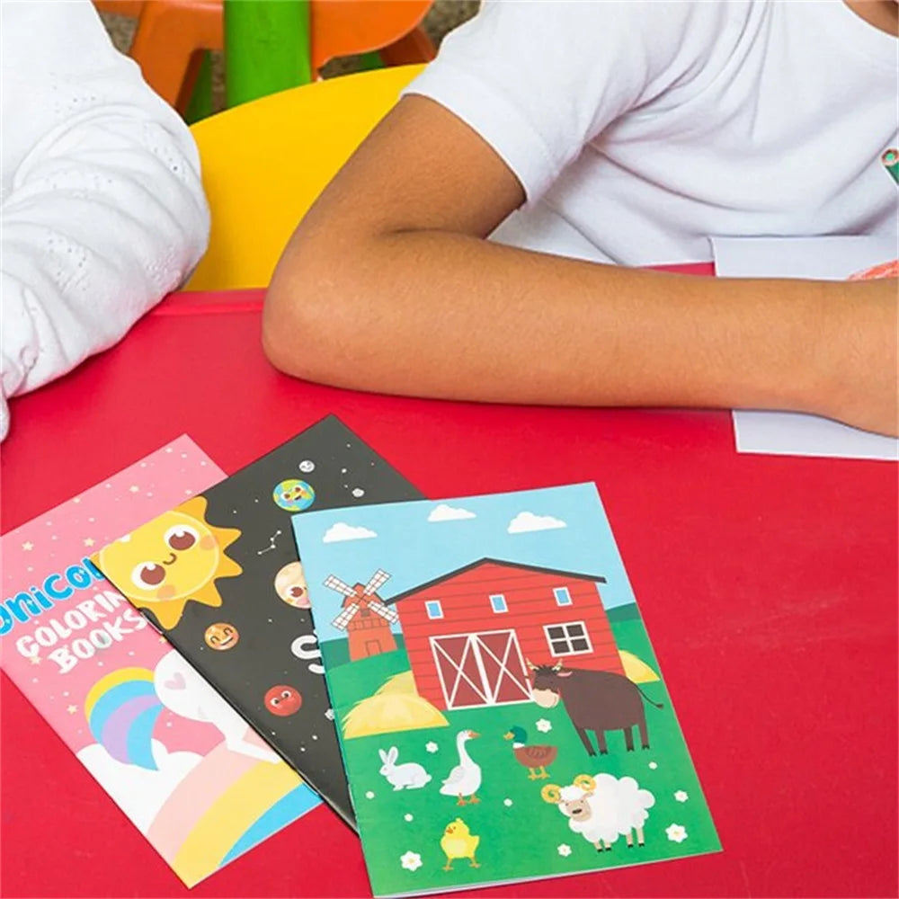 24PCS Mix Styles Coloring Books  Creative Painting Kits