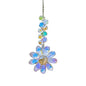 1/5pcs Crystal Sunflower Suncatchers Hanging Ornaments