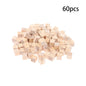 60/100pcs 20mm Unfinished Blank Mini Wood Solid Cubes