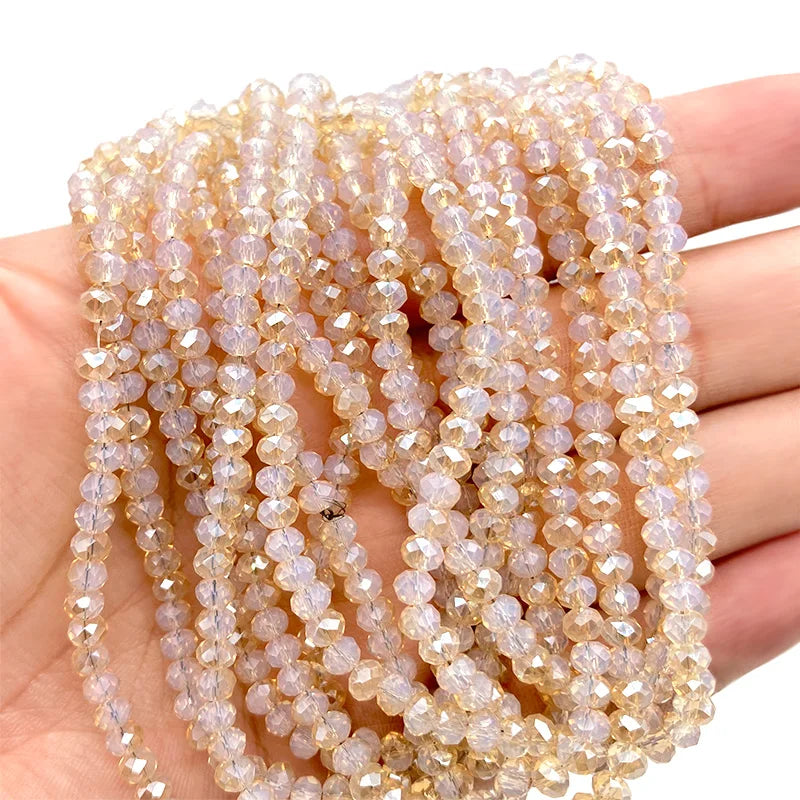 2 3 4 6 8mm Austria Faceted Crystal Beads Rondelle