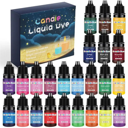 Candle Dyes Kit Liquid Colorant Pigment Set