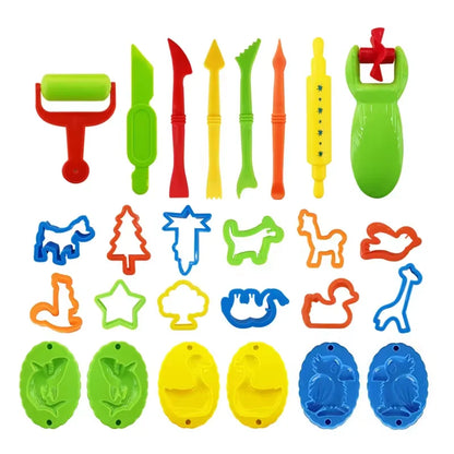 26 Piece Set DIY Plasticine Mold Modeling Clay Accessories