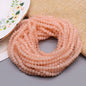 New 2 3 4mm Dyeing Rondelle Crystal Glass Beads