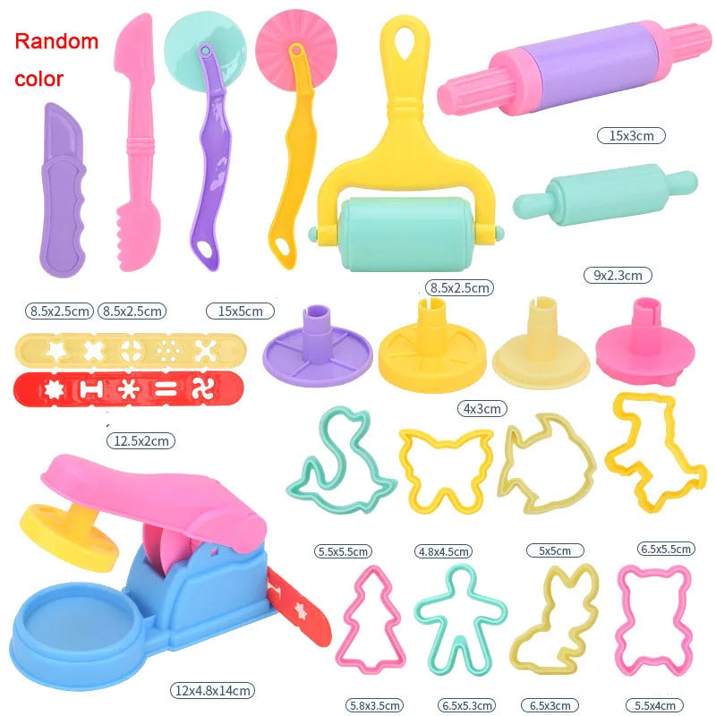 Cartoon 3D Animal Play Dough Molds