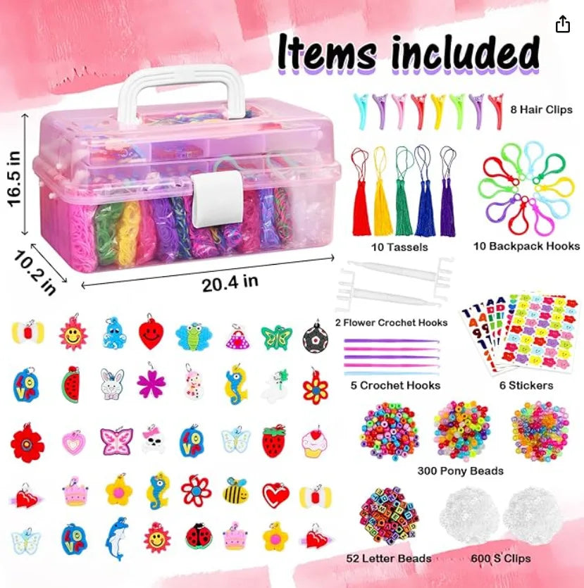 Boxed! DIY Handmade Rubber Bands Loom Weaving