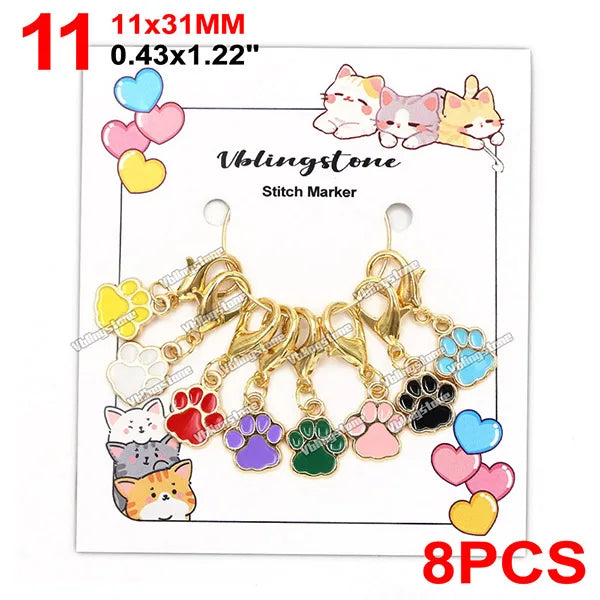 Cat Knitting Stitch Markers