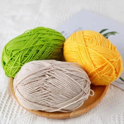 A1-a 50g/Set Soft Milk Cotton Yarn for Crochet Threads for Knitting